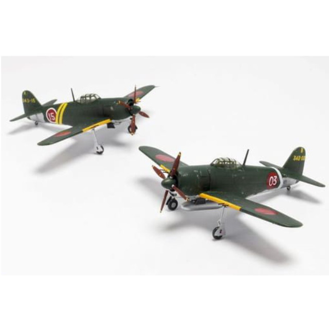 [PTM]1/144 日本海軍 局地戦闘機 紫電改 初期型 2機セット [PDR-19] プラッツ プラモデル