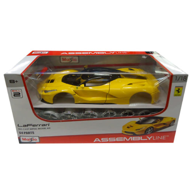 [PTM]1/18 Ferrari AL - ラフェラーリ 組立キット(イエロー) 「FERRARI MODEL KITシリーズ」 [MS39897] マイスト(MAISTO) プラモデル