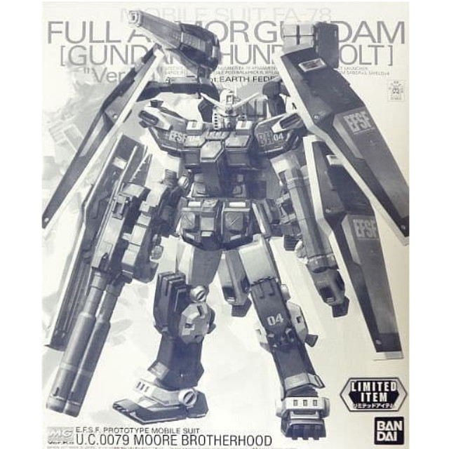 [PTM]1/100 MG FA-78 フルアーマー・ガンダム Ver.Ka(GUNDAM THUNDERBOLT Ver.) ハーフメカニカルクリア 「機動戦士ガンダム サンダーボルト」 イベント限定 [0219623] バンダイ プラモデル