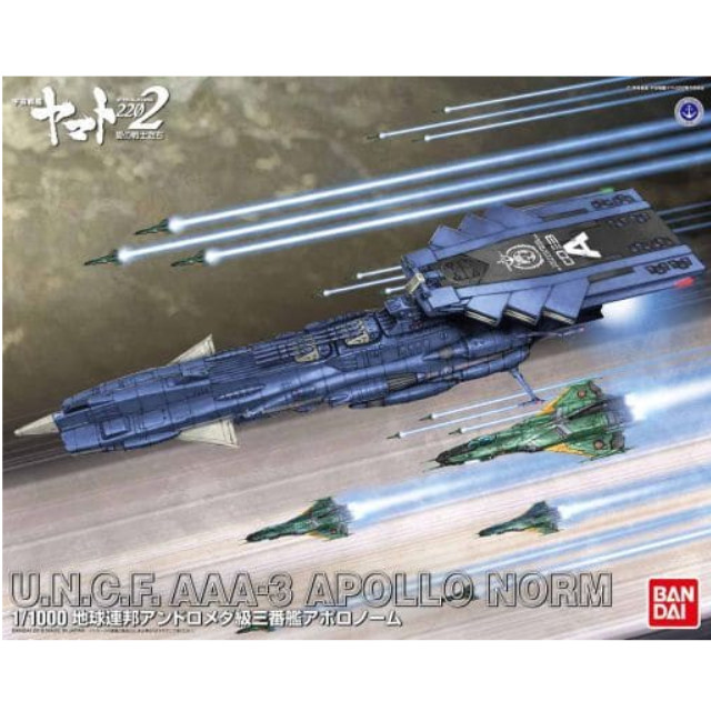 [PTM]1/1000 地球連邦アンドロメダ級三番艦 アポロノーム 「宇宙戦艦ヤマト2202 愛の戦士たち」 [0222263] バンダイ プラモデル