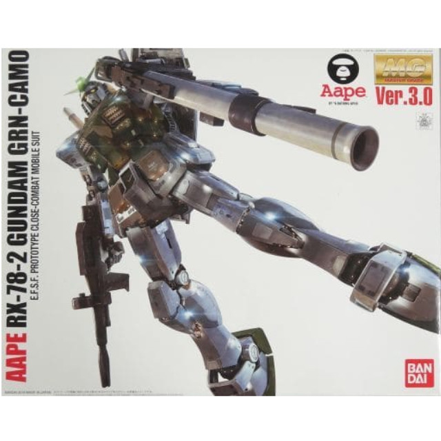 [PTM]1/100 MG AAPE RX-78-2 GUNDAM GRN-CAMO 「機動戦士ガンダム×AAPE BY A BATHING APE」 [0230896] バンダイ プラモデル