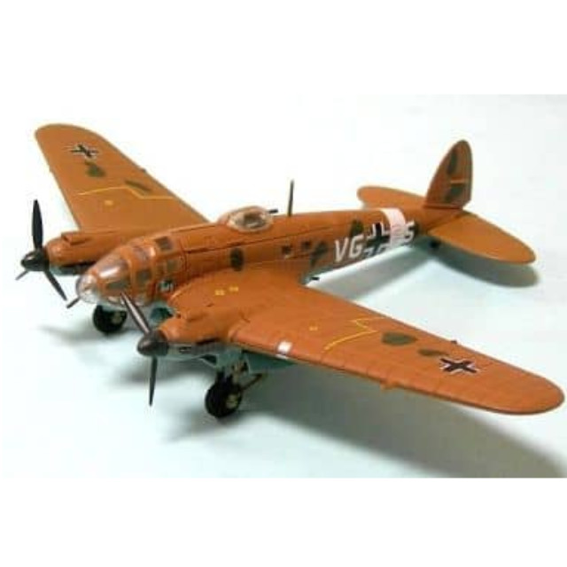 [PTM]1/144 シークレット:He-111H-6 ドイツアフリカ軍団総司令官 エルヴィン・ロンメル将軍専用機 「ミリタリーエアクラフトシリーズ ビッグバード Vol.2」 カフェレオ プラモデル