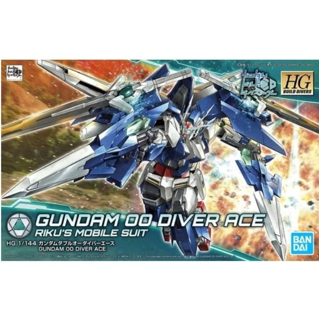 [PTM]1/144 HGBD GN-0000DVR/A ガンダムダブルオーダイバーエース 「ガンダムビルドダイバーズ」 [5059566] BANDAI SPIRITS プラモデル