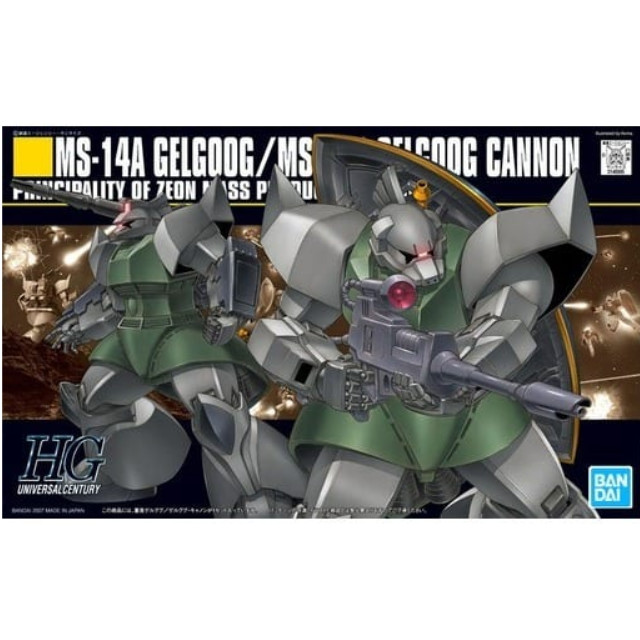 [PTM]1/144 HGUC MS-14A/C 量産型ゲルググ/ゲルググキャノン 「機動戦士ガンダム」 [5060397] BANDAI SPIRITS プラモデル