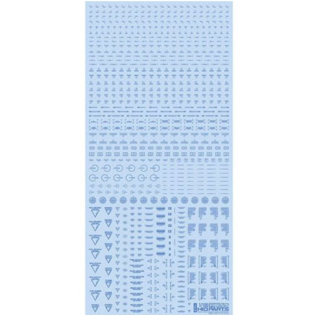 [PTM]1/100 RB02 コーションデカール ワンカラーブルー 1枚入 [RB02-100BLU] ハイキューパーツ プラモデル