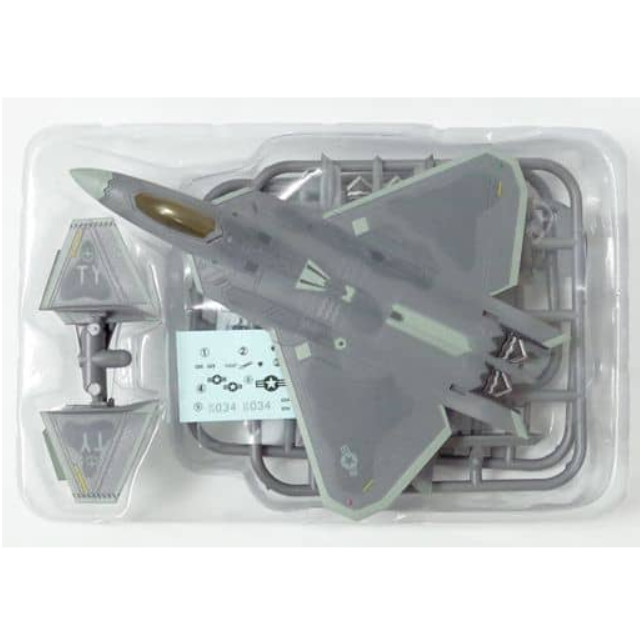 [PTM]1/144 1-3. F-22A アメリカ空軍 第43戦闘飛行隊 「ハイスペックシリーズ vol.3 F-22 ラプター/F-16 ファイティングファルコン」 エフトイズ・コンフェクト プラモデル