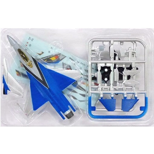 [PTM]1/144 2-2. F-16AM ベルギー空軍 ソロ・ディスプレイ・チーム 「ハイスペックシリーズ vol.3 F-22 ラプター/F-16 ファイティングファルコン」 エフトイズ・コンフェクト プラモデル