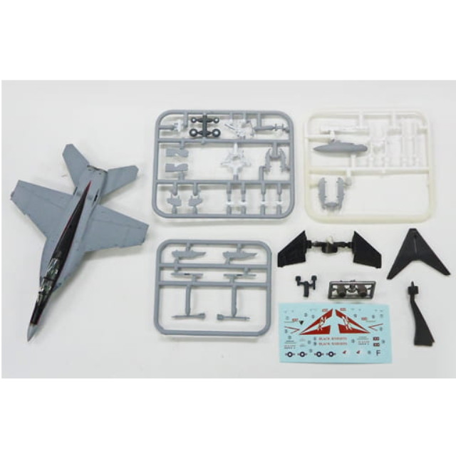 [PTM]1/144 F/A-18F スーパーホーネット アメリカ海軍第154戦闘攻撃飛行隊 ブラックナイツ CAG機 「ハイスペックシリーズ vol.4 F/A-18E・F スーパーホーネット/EA-18G グラウラー」 [FT60567] エフトイズ・コンフェクト プラモデル