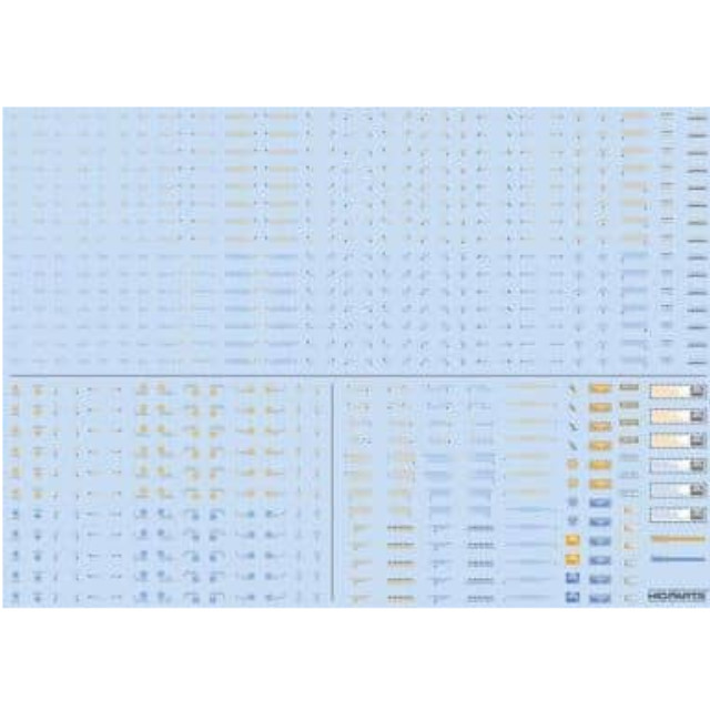 [PTM]1/144 NCデカール05 オレンジ&ブルー(1枚入) [NC05OB-144] ハイキューパーツ(HIQ PARTS) プラモデル