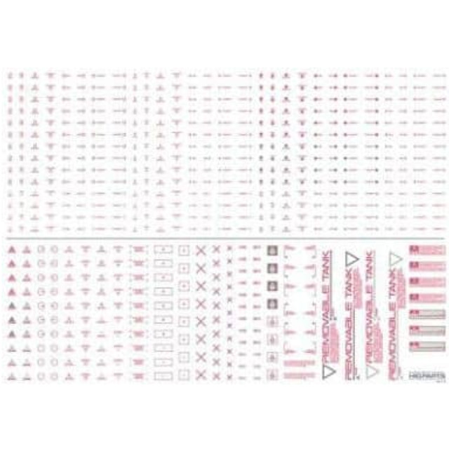 [PTM]1/144 NCデカール06 レッド(1枚入) [NC06R-144] ハイキューパーツ(HIQ PARTS) プラモデル