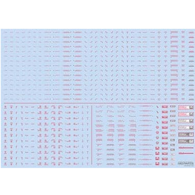 [PTM]1/100 NCデカール05 レッド(1枚入) [NC05R-100-2] ハイキューパーツ プラモデル