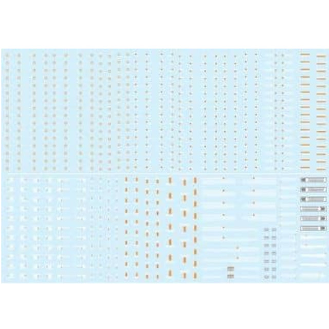[PTM]1/100 NCデカール07 ホワイト&オレンジ 1枚入 [NC07WO-100] ハイキューパーツ プラモデル