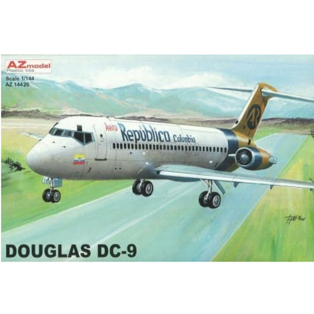 [PTM]1/144 DC-9 エア・コロンビア [AZM14420] AZ Model(エーゼットモデル) プラモデル