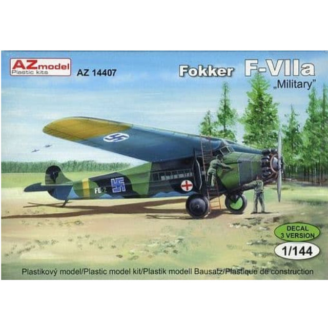 [PTM]1/144 フォッカー F.VIIa 軍用型 [AZM14407] AZ Model(エーゼットモデル) プラモデル