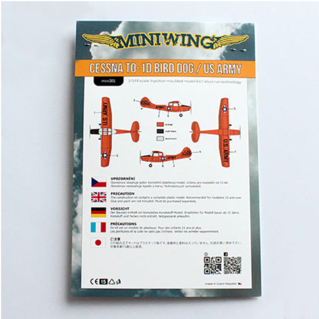 [PTM]1/144 セスナ TO-1Dバードドッグ 米陸軍アラスカ [MWG144301] MINIWING(ミニウィング) プラモデル