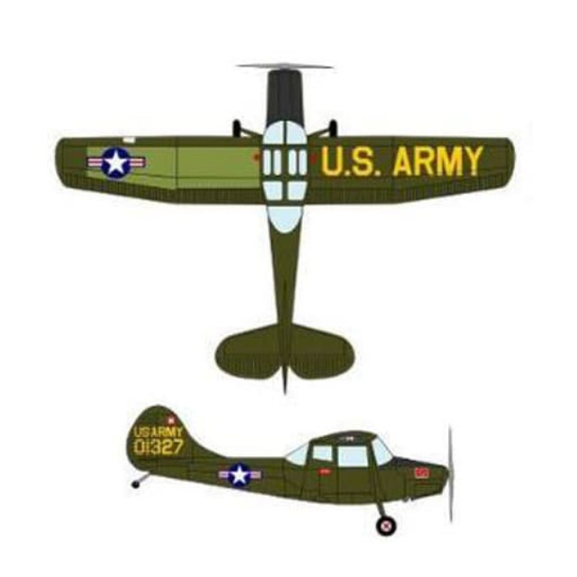 [PTM]1/144 セスナ L-19A バードドッグ 米陸軍 韓国 [MWG144303] MINIWING(ミニウィング) プラモデル