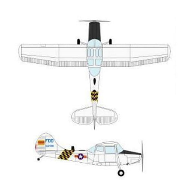 [PTM]1/144 セスナ O-1A バードドッグ 南ベトナム空軍 [MWG144305] MINIWING(ミニウィング) プラモデル