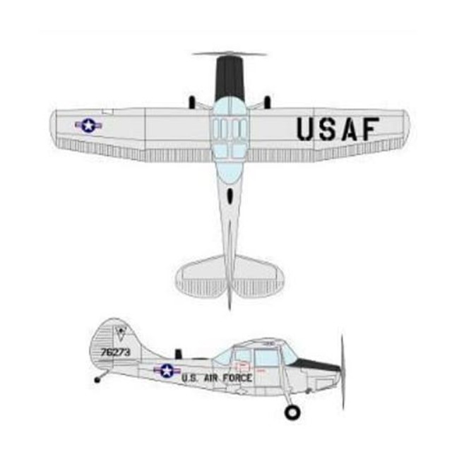 [PTM]1/144 セスナ O-1E バードドッグ 米空軍 ベトナム [MWG144307] MINIWING(ミニウィング) プラモデル