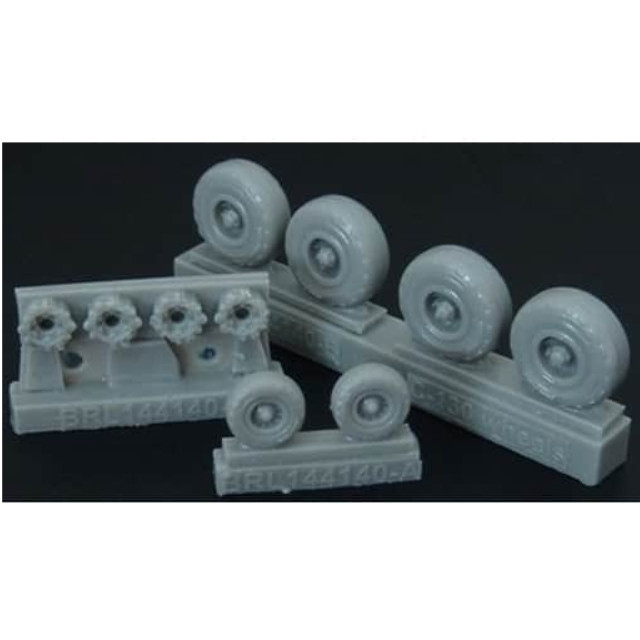[PTM]1/144 C?130 ハーキュリーズ用ホイール ディティールアップパーツ [HAUBRL144140] BRENGUN(ブレンガン) プラモデル