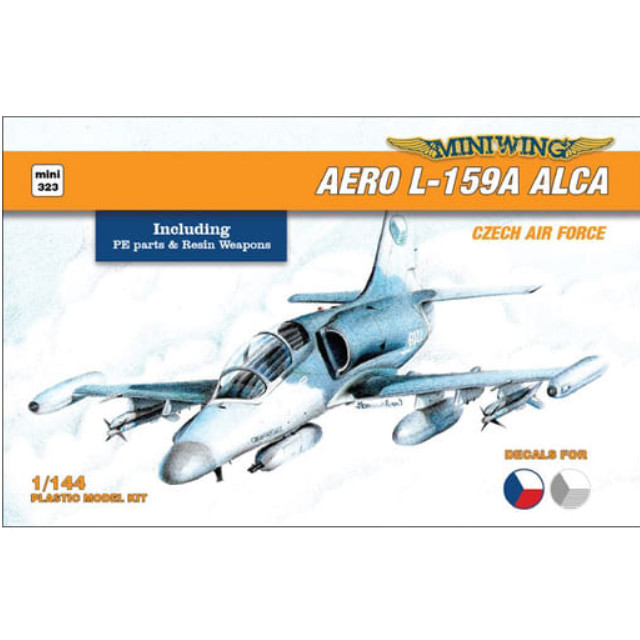 [PTM]1/144 アエロ L-159A ALCA チェコ空軍 ハイテックキット [MWG144323] MINIWING(ミニウィング) プラモデル