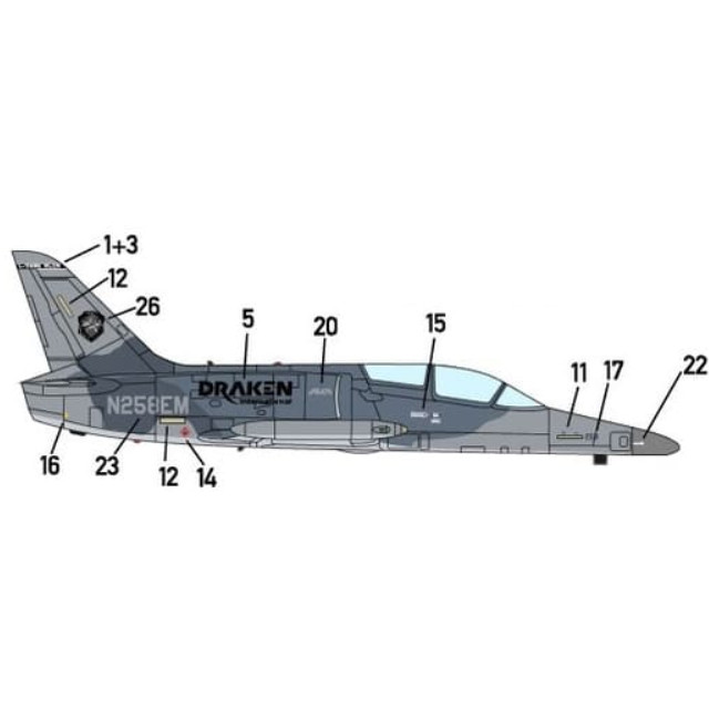 [PTM]1/144 アエロ L-159E ALCA ドラケンインターナショナル 2016年 [MWG144326] MINIWING(ミニウィング) プラモデル