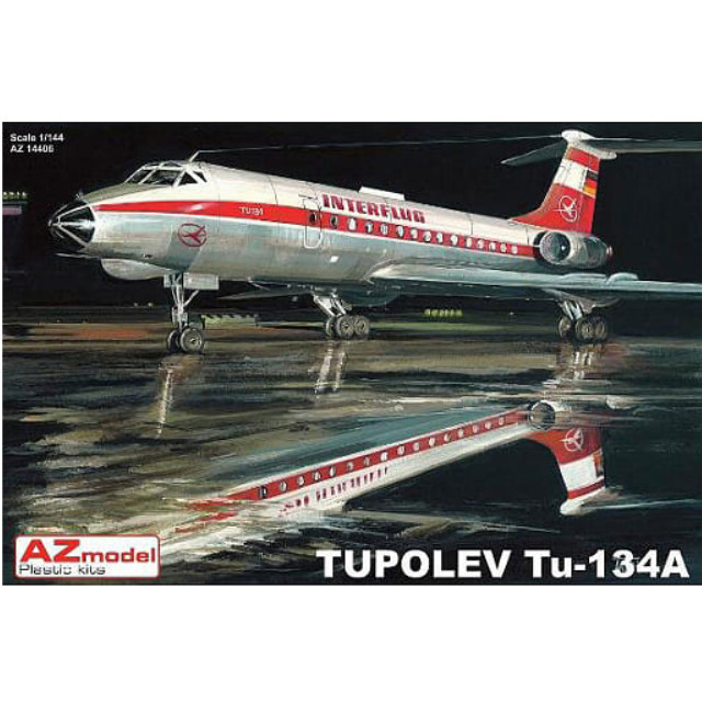 [PTM]1/144 ツポレフ Tu-134A インターフルーク [AZM14406] AZ Model(エーゼットモデル) プラモデル