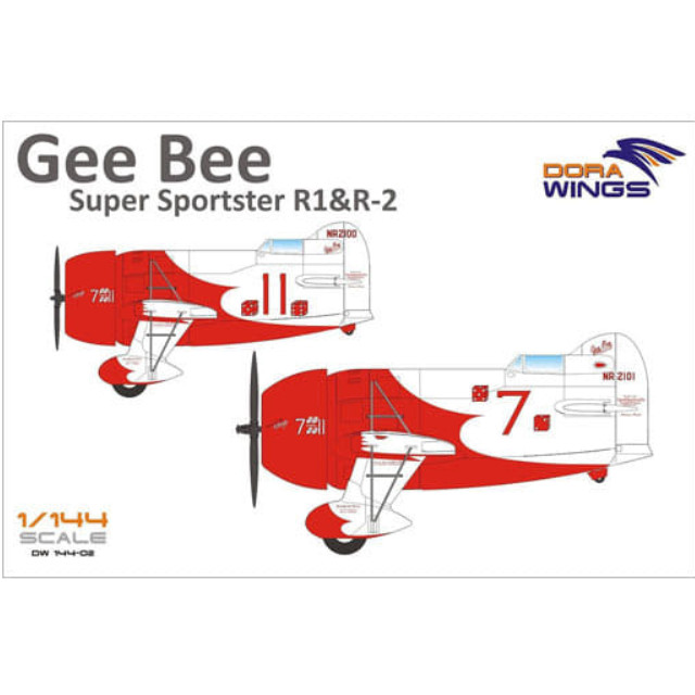 [PTM]1/144 ジービー R1 & R2 レース機 2イン1 2機入り [DWS14402] Dora Wings(ドラウィングス) プラモデル