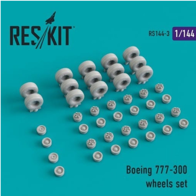 [PTM]1/144 B.777-300 ホイールセット ディテールアップパーツ [RSK144-003] Reskit プラモデル