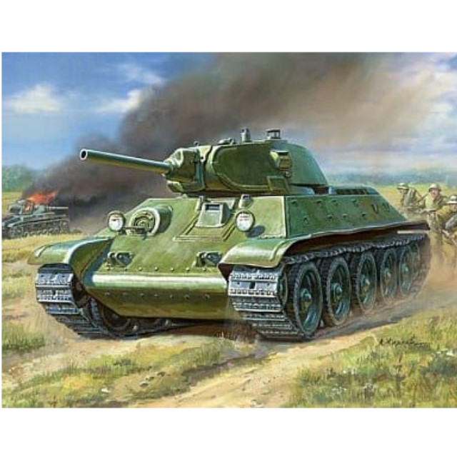 [PTM]1/100 ソビエト戦車 T-34/76 [ZV6101] ズベズダ プラモデル