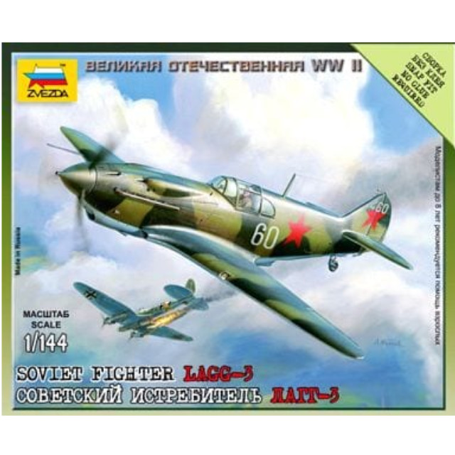 [PTM]1/144 ソビエト空軍 ラボーチキン LaGG-3 [ZV6118] ズベズダ プラモデル