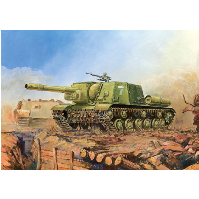 [PTM]1/100 ソビエト自走砲 ISU-152 [ZV6207] ズベズダ プラモデル