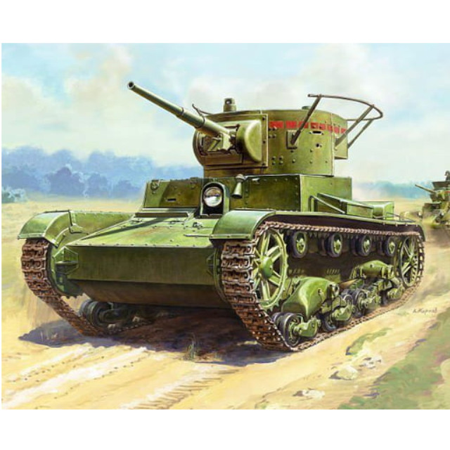 [PTM]1/100 T-26 ソビエト軽戦車 1933年製 [ZV6246] ズベズダ プラモデル