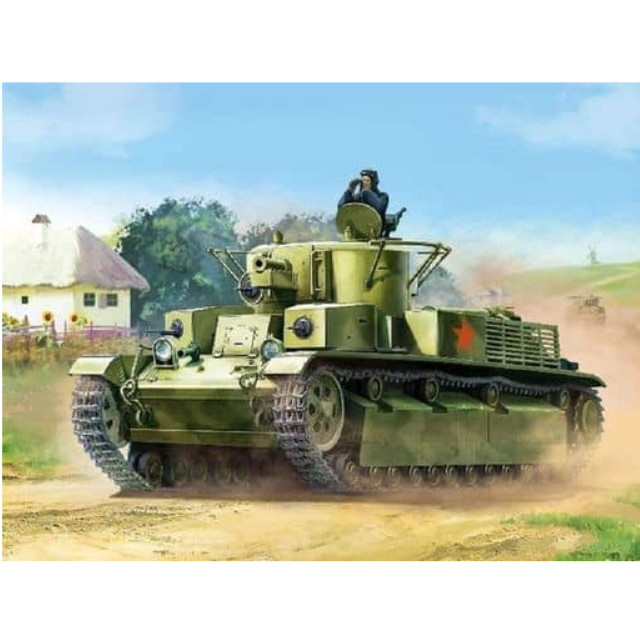 [PTM]1/100 T-28 ソビエト中戦車 [ZV6247] Zvezda プラモデル