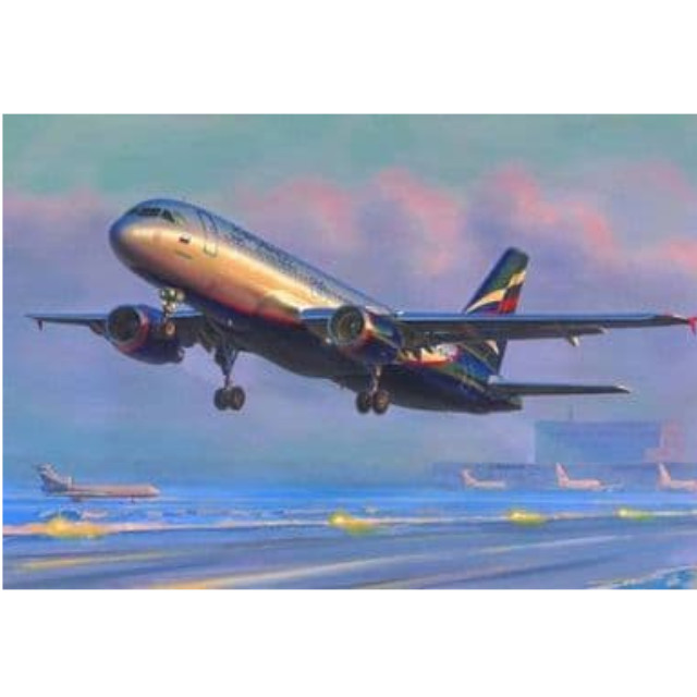 [PTM]1/144 エアバス A-320 旅客機 [ZV7003] ズベズダ プラモデル