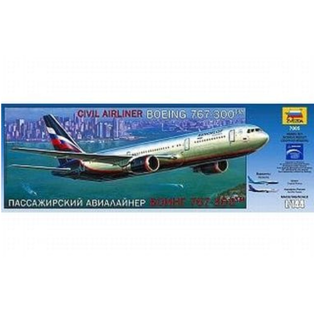 [PTM]1/144 ボーイング 767-300 [ZV7005] ズベズダ プラモデル