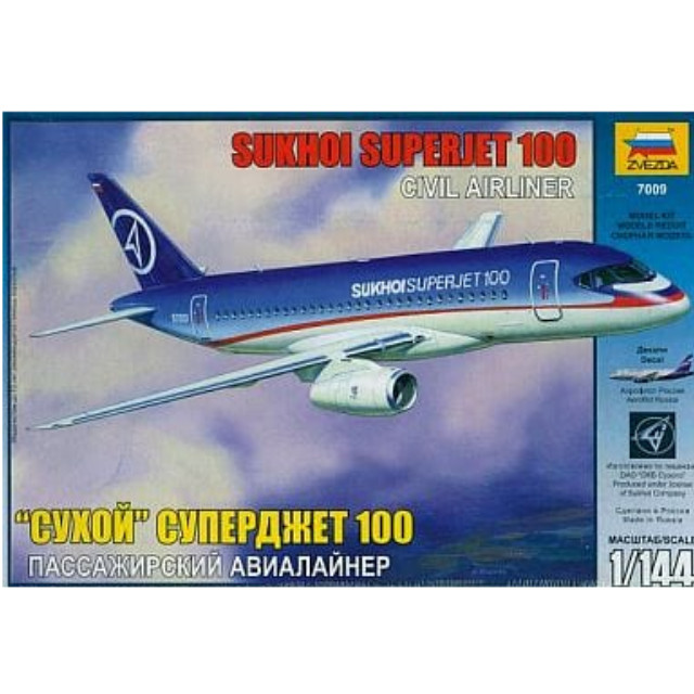 [PTM]1/144 スホーイ スーパージェット100 [ZV7009] ズベズダ プラモデル
