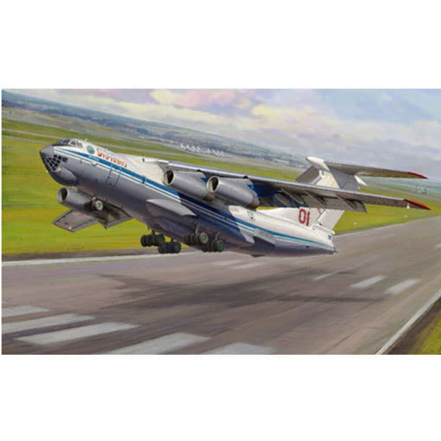 [PTM]1/144 イリューシン IL-76MD 大型ジェット輸送機 [ZV7011] ズベズダ プラモデル