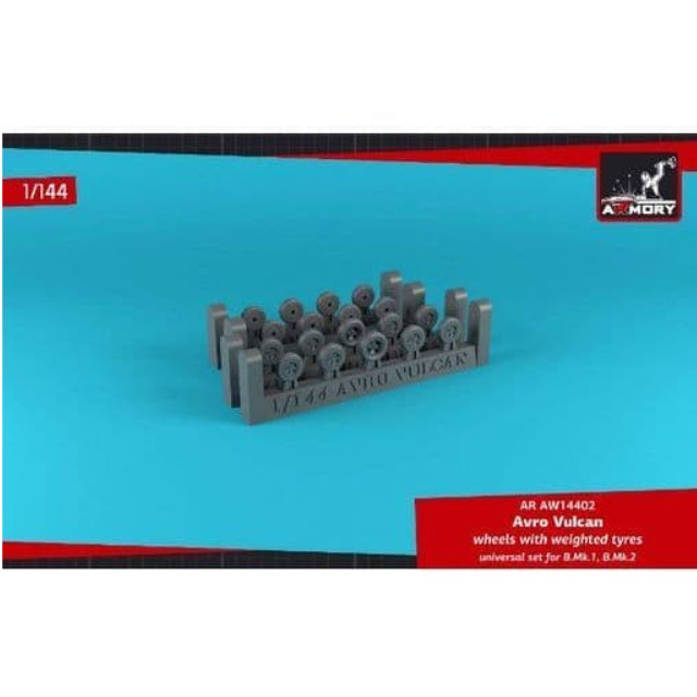 [PTM]1/144 アブロ・バルカン 自重変形ホイール グレートウォール/トランぺッター用 ディティールアップパーツ [AMRAW14402] Armory(アモリー) プラモデル