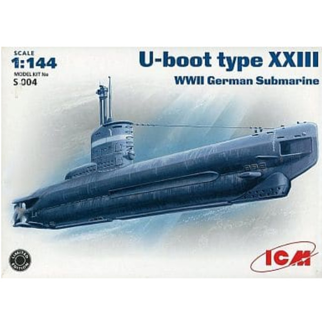 [PTM]1/144 U-boot typeXXIII WWII German Submarine-Uボート タイプ12 第二次世界大戦 ドイツ軍潜水艦- [S004] ICM プラモデル
