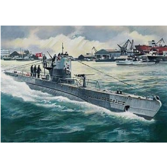 [PTM]1/144 ドイツ Uボート タイプIIB 1943年 [S010] ICM プラモデル