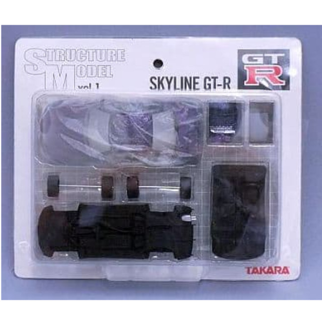 [PTM]1/64 スカイライン BNR34(ミッドナイトパープル)(レア) ストラクチャーモデルVol.1 スカイライン GT-R タカラ プラモデル