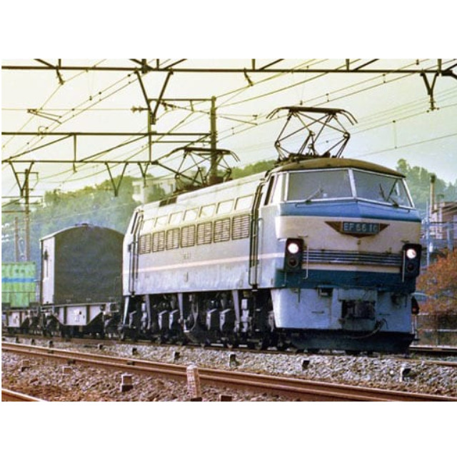 [PTM]1/45 電気機関車 EF66 前期型 「トレインミュージアムOJ No.05」 [05408] アオシマ プラモデル