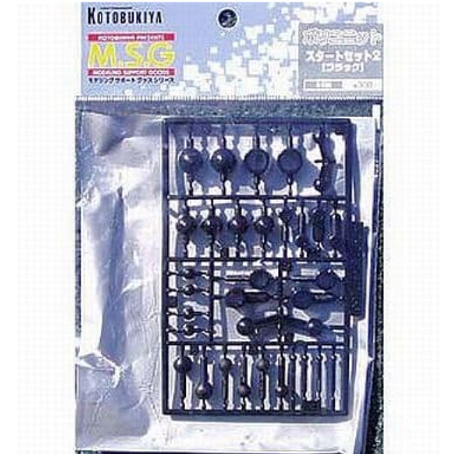 [PTM]ポリユニット スタートセット2 ブラック「M.S.G モデリングサポートグッズ」 [D120B] 壽屋(KOTOBUKIYA) プラモデル