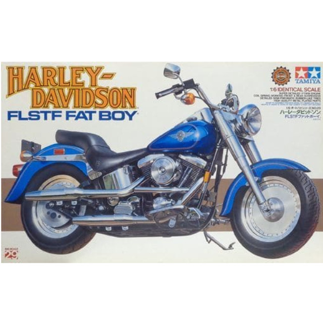 [買取]1/6 ハーレーダビッドソン FLSTF ファットボーイ 「オートバイシリーズ No.29」 ディスプレイモデル [16029] タミヤ プラモデル