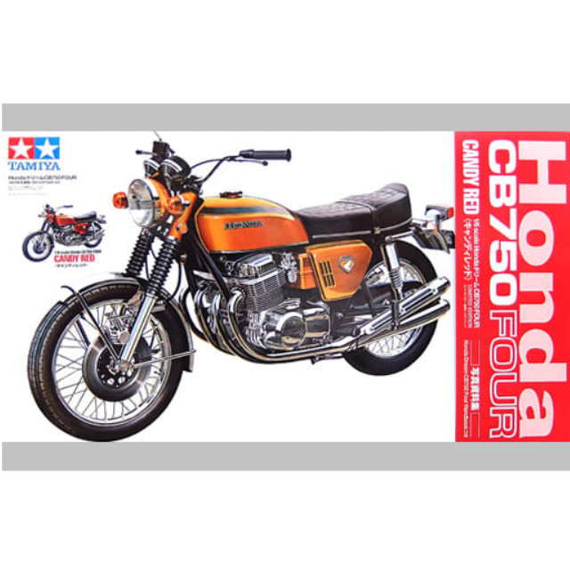 [PTM]1/6 Honda ドリーム CB750 FOUR キャンディレッドver. 「オートバイシリーズ No.1」 ディスプレイモデル [92185] タミヤ プラモデル