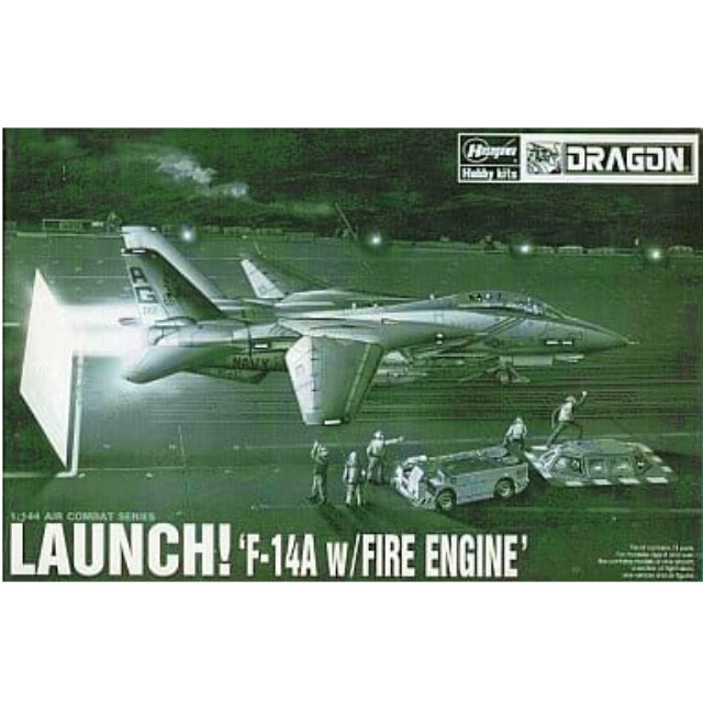 [PTM]1/144 F-14A ファイヤーエンジン ブラックバニーサービスデカール付き[AIR COMBATシリーズ] ドラゴン プラモデル