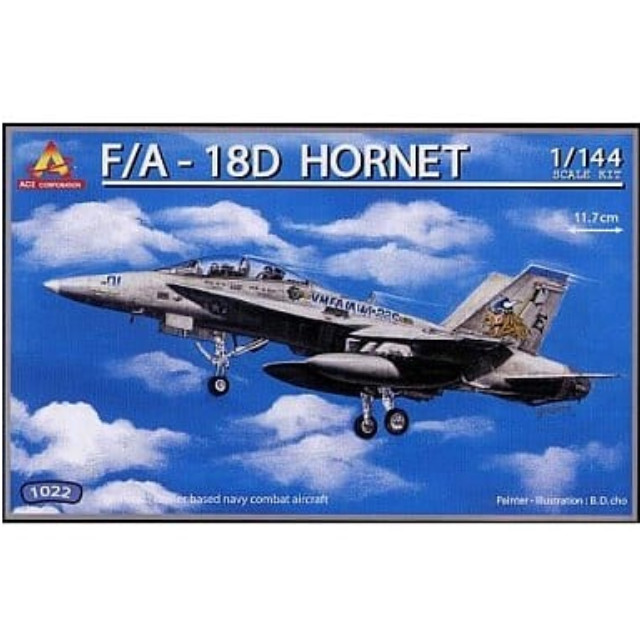[PTM]1/144 F/A-18D HORNET 「エアクラフト・シリーズ」 [1022] エース・コーポレーション プラモデル