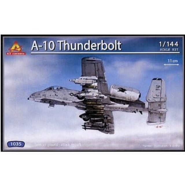 [PTM]1/144 A-10 THUNDERBOLT 「エアクラフト・シリーズ」 [1035] エース・コーポレーション プラモデル