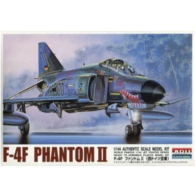 [PTM]1/144 F-4F ファントムII(西ドイツ軍) 「ワールドフェイマスジェットファイターシリーズ No.20」 [42034] アリイ プラモデル
