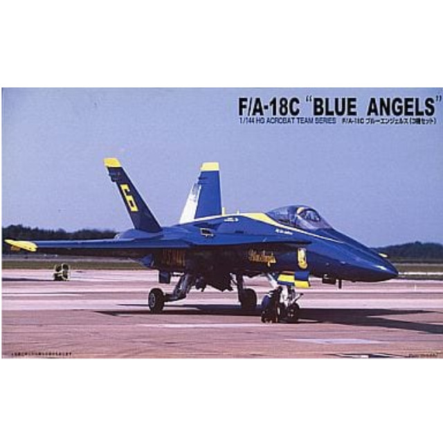 [PTM]1/144 F/A-18C ブルーエンジェルス (3機セット) 「HG アクロバットチームシリーズ No.3」 [62203] マイクロエース プラモデル